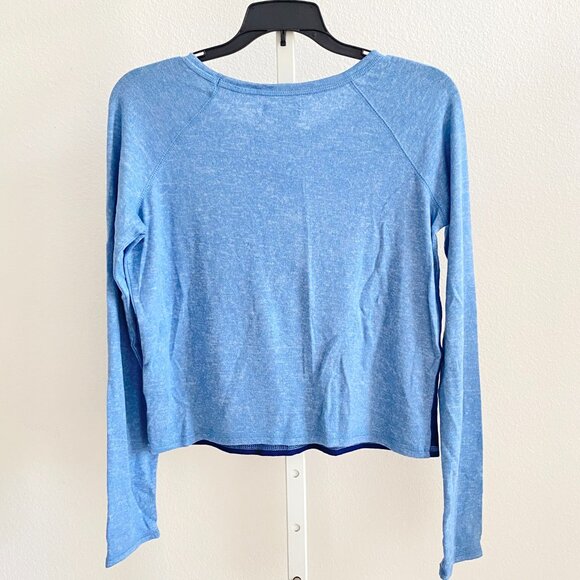 Epic Threads Big Girls Blue Ombre Long Sleeve Soft Knit Sweatshirt Size XL - Picture 3 of 3